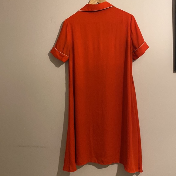 Super Adorable Red and White Business Dress - Picture 4 of 5